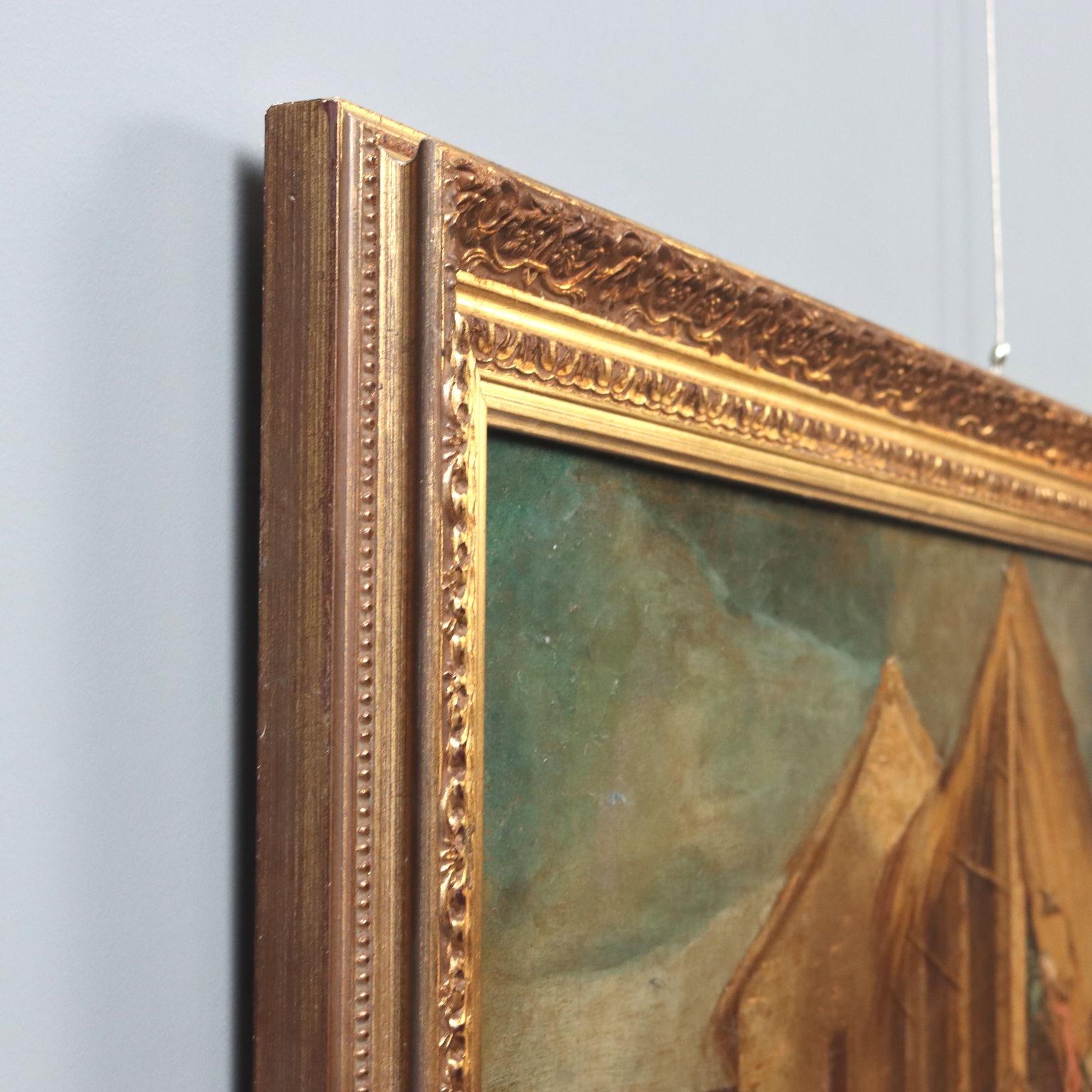 Dipinto Scena di Vita Popolare XVIII secolo en vente 6