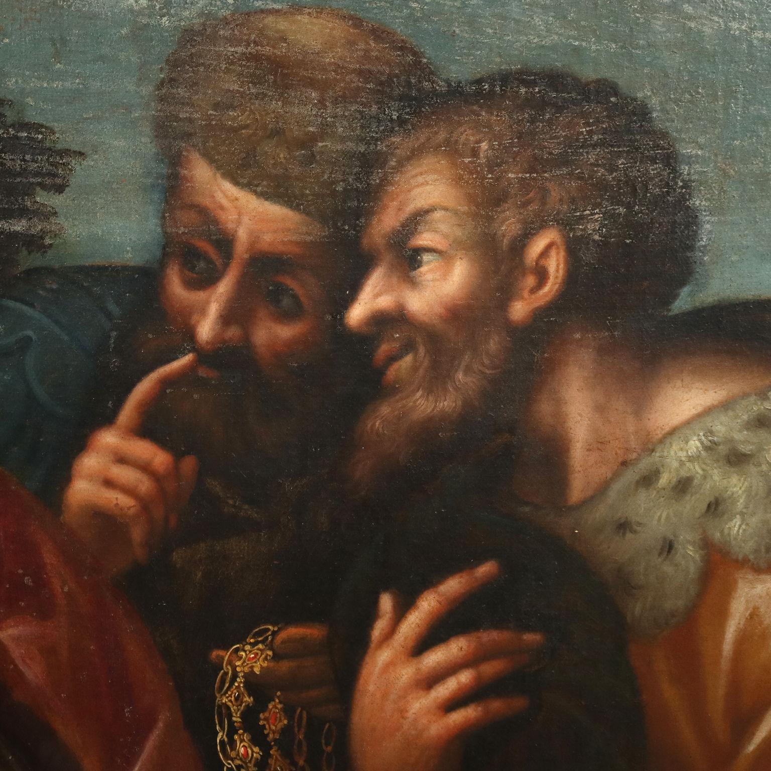 Dipinto Susanna e i Vecchioni, XVII secolo 1