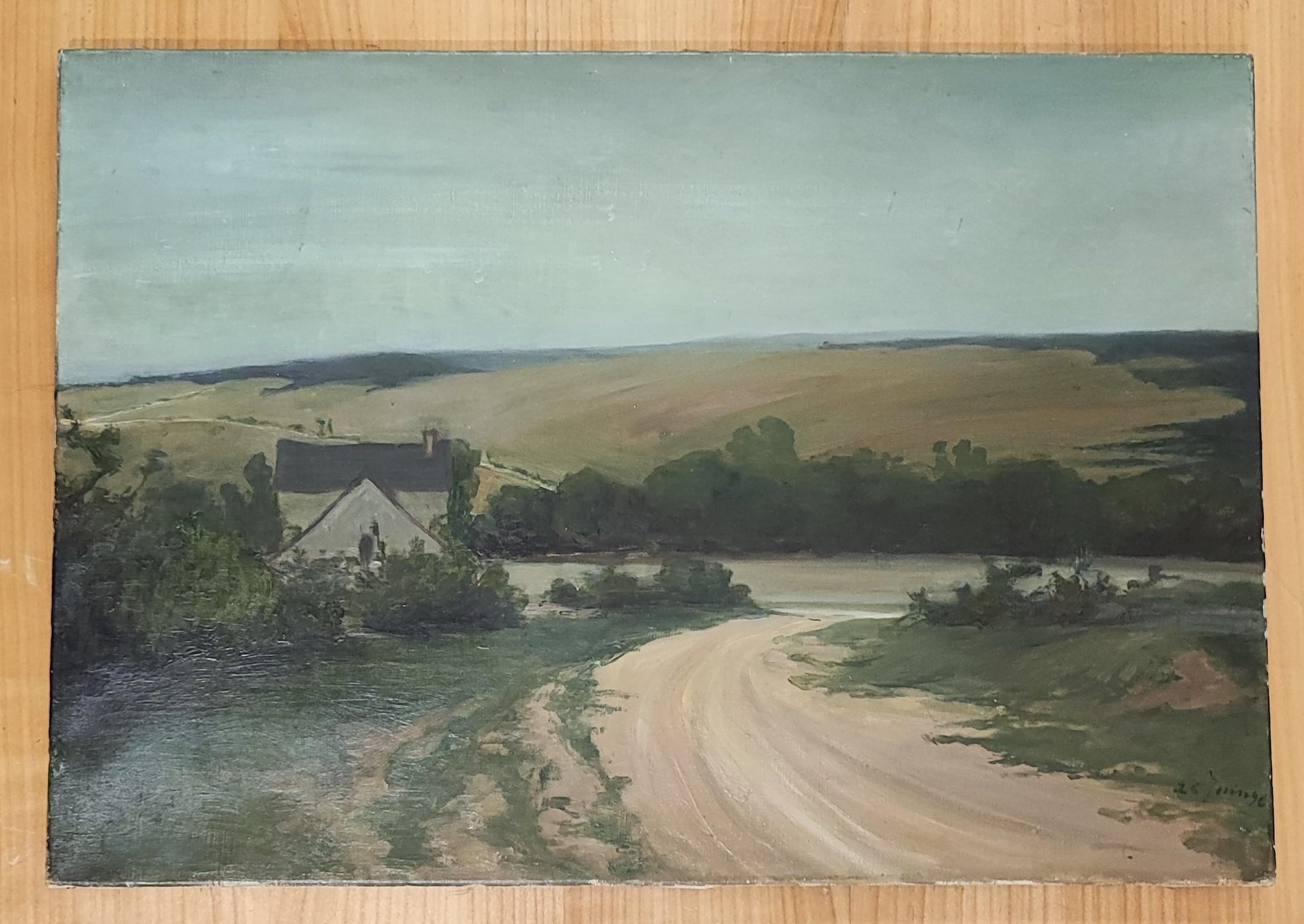 Strada sterrata - Painting di Unknown