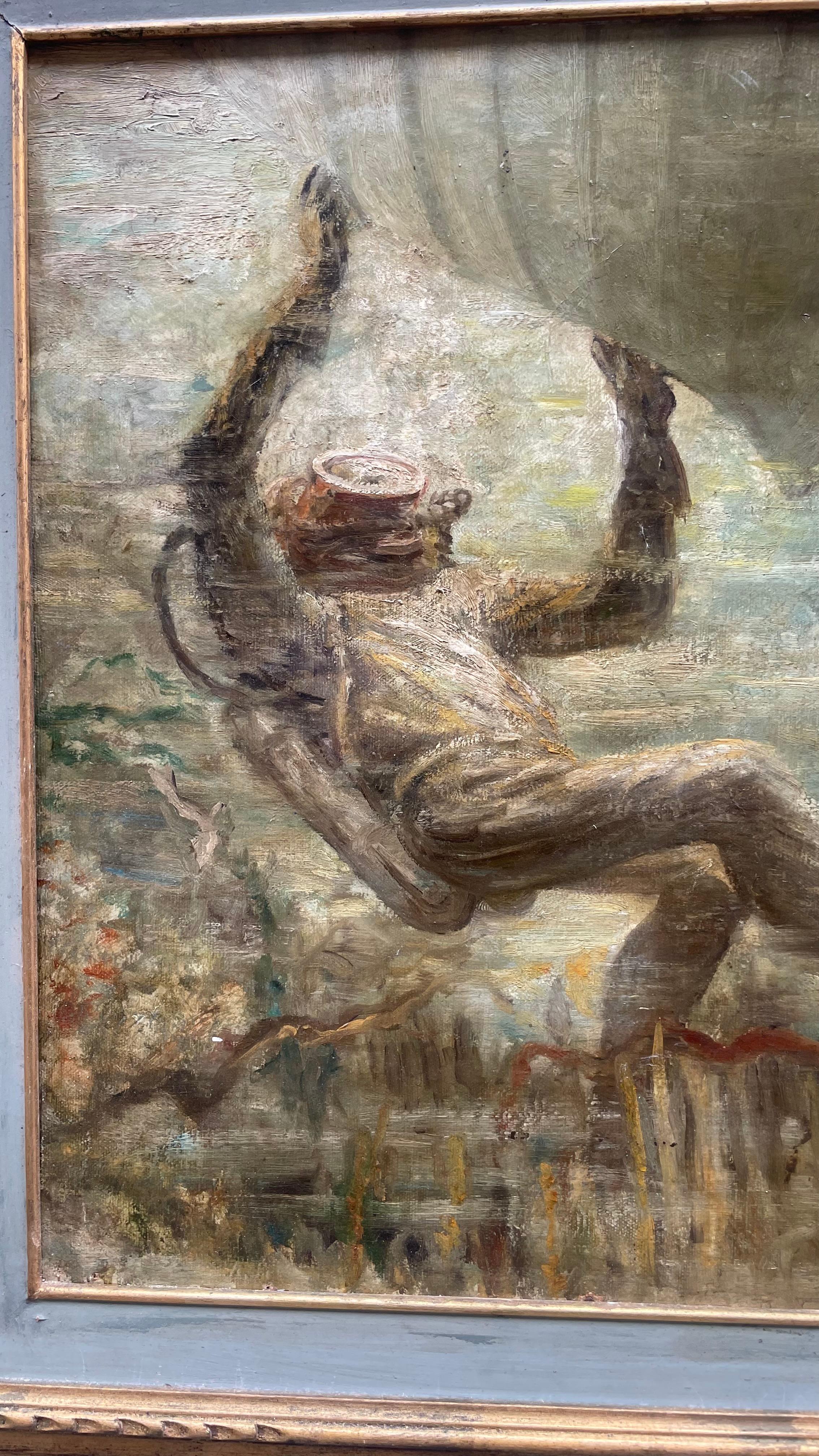 Diver with Grouper under a Boat – Mid-20th Century en vente 10