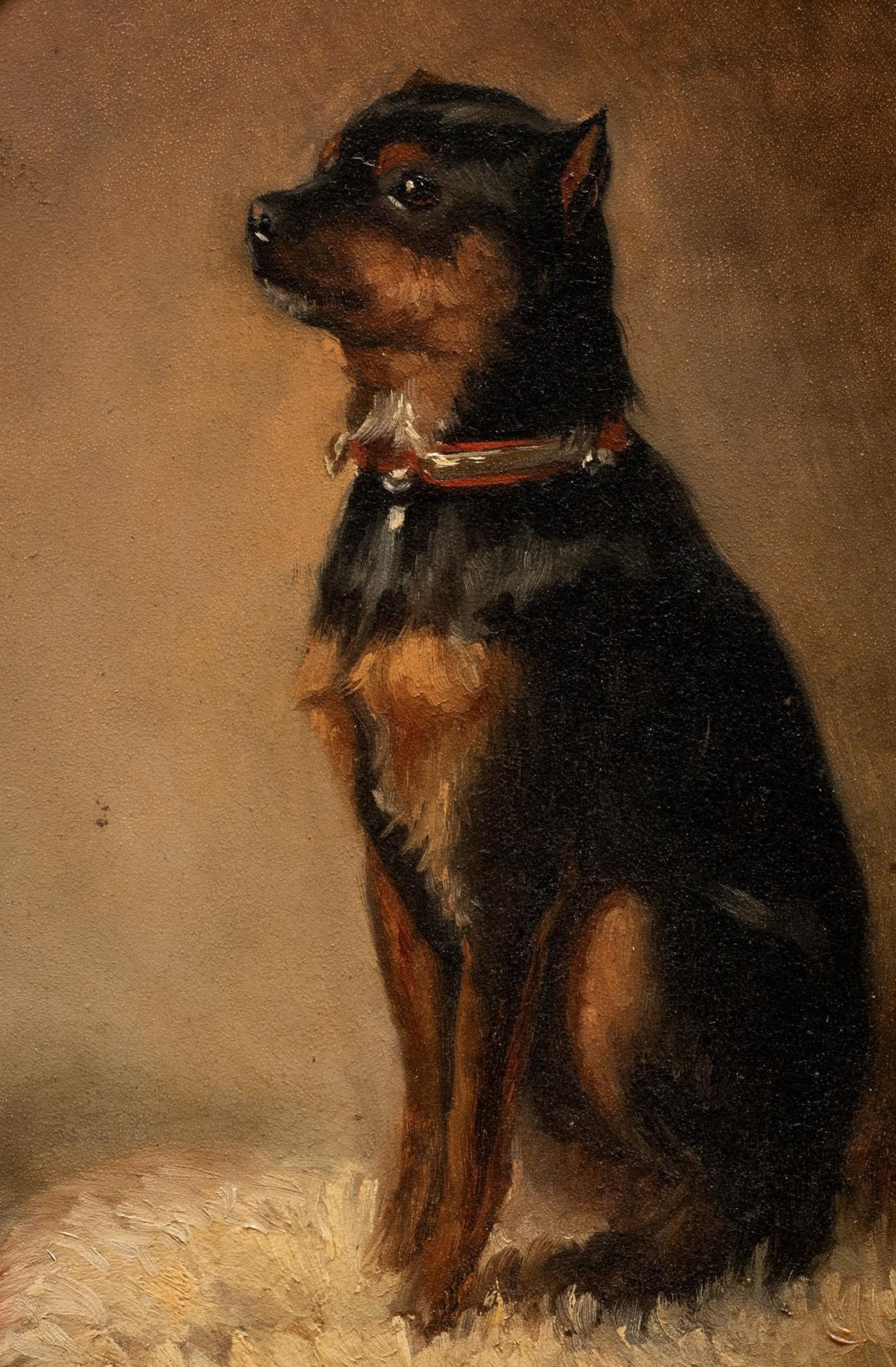 19th century dog painting