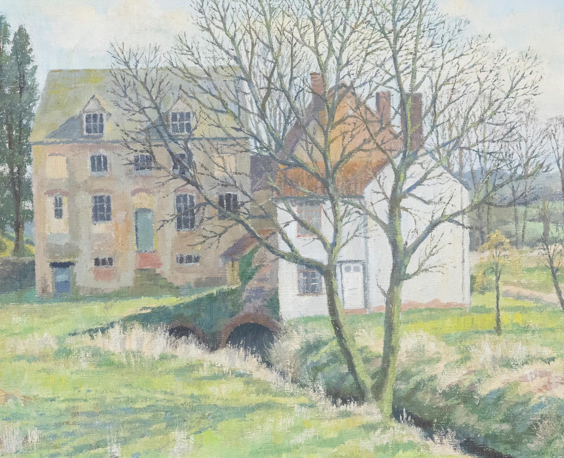 Donald Ewart Milner PRWA  (1898-1993) - Mid 20th Century Oil, The Disused Mill - Painting by Unknown