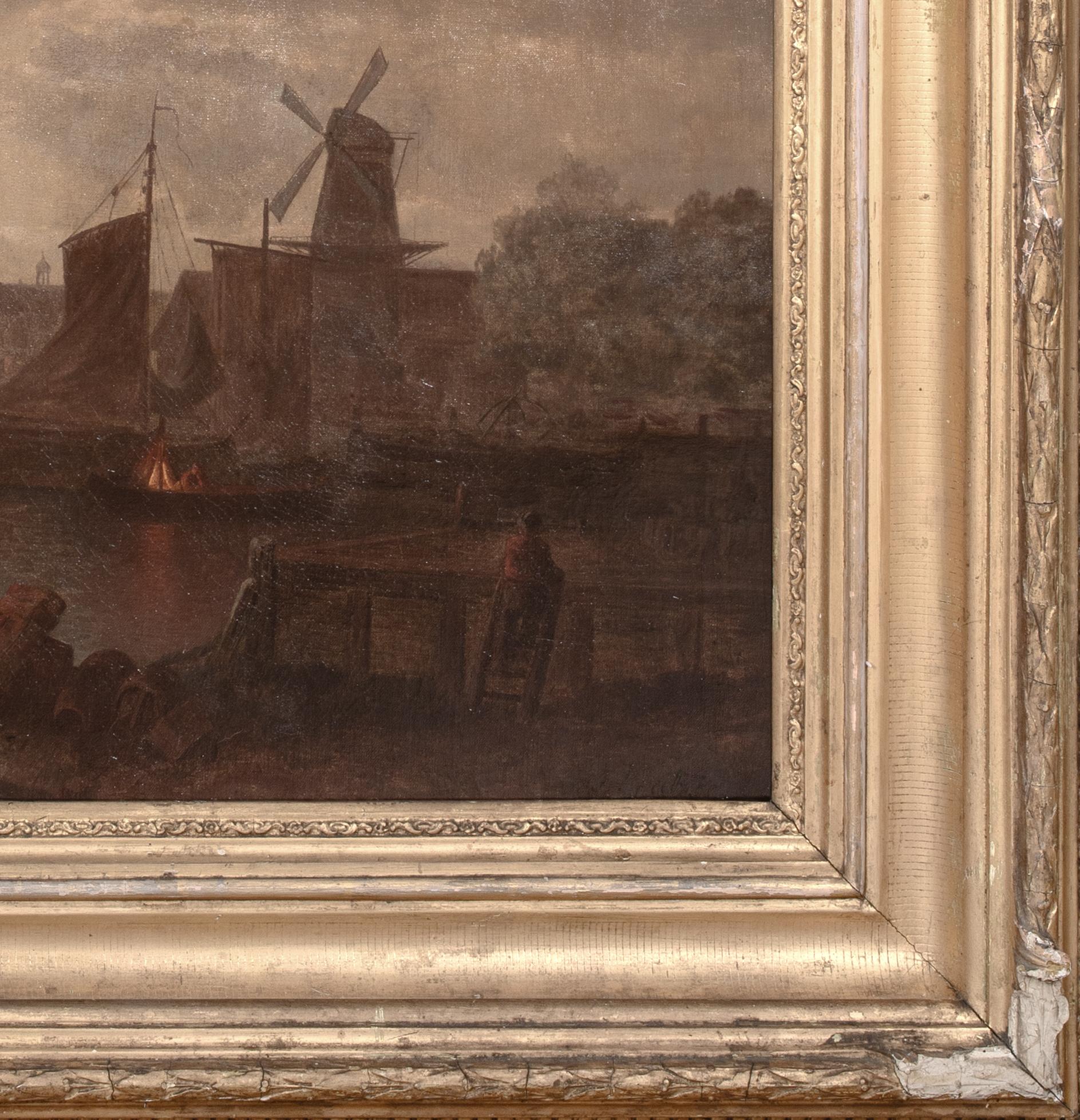 Dordrecht Moonlit Landscape, 19th Century 

Felix KREUTZER (1835-1876)

Large 19th century Dordrecht moonlit landscape, oil on canvas by Felix Kreutzer. Excellent quality and condition example of the artists work and early view of the famous dutch