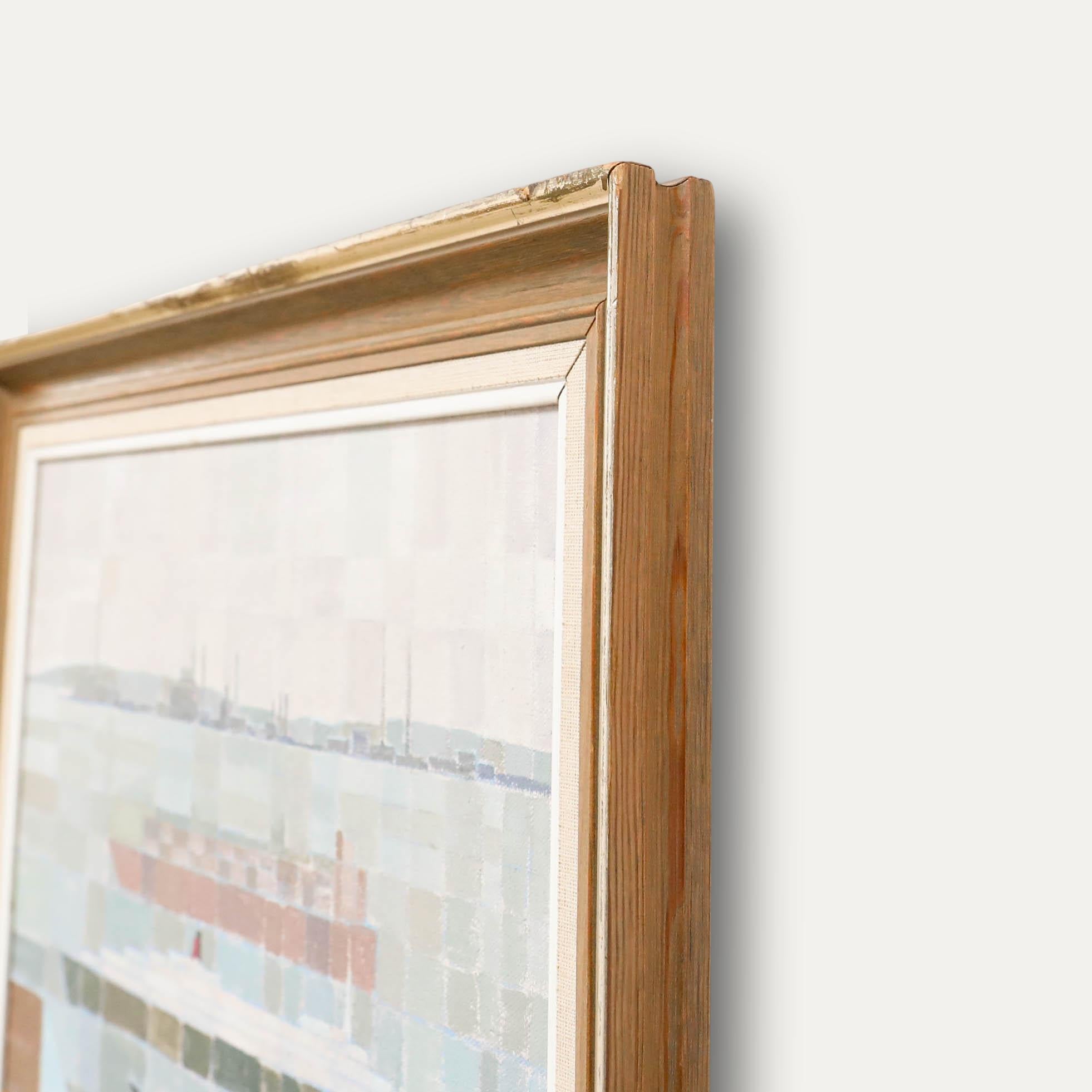 Doris E. Scotts - Acryl des 20. Jahrhunderts, Marine Connection im Angebot 1