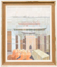 Doris E. Scotts - Acryl des 20. Jahrhunderts, Marine Connection