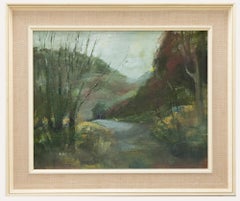 Vintage Dorothy Fairweather-Walker - Framed 20th Century Oil, Winter Near Fawke Common