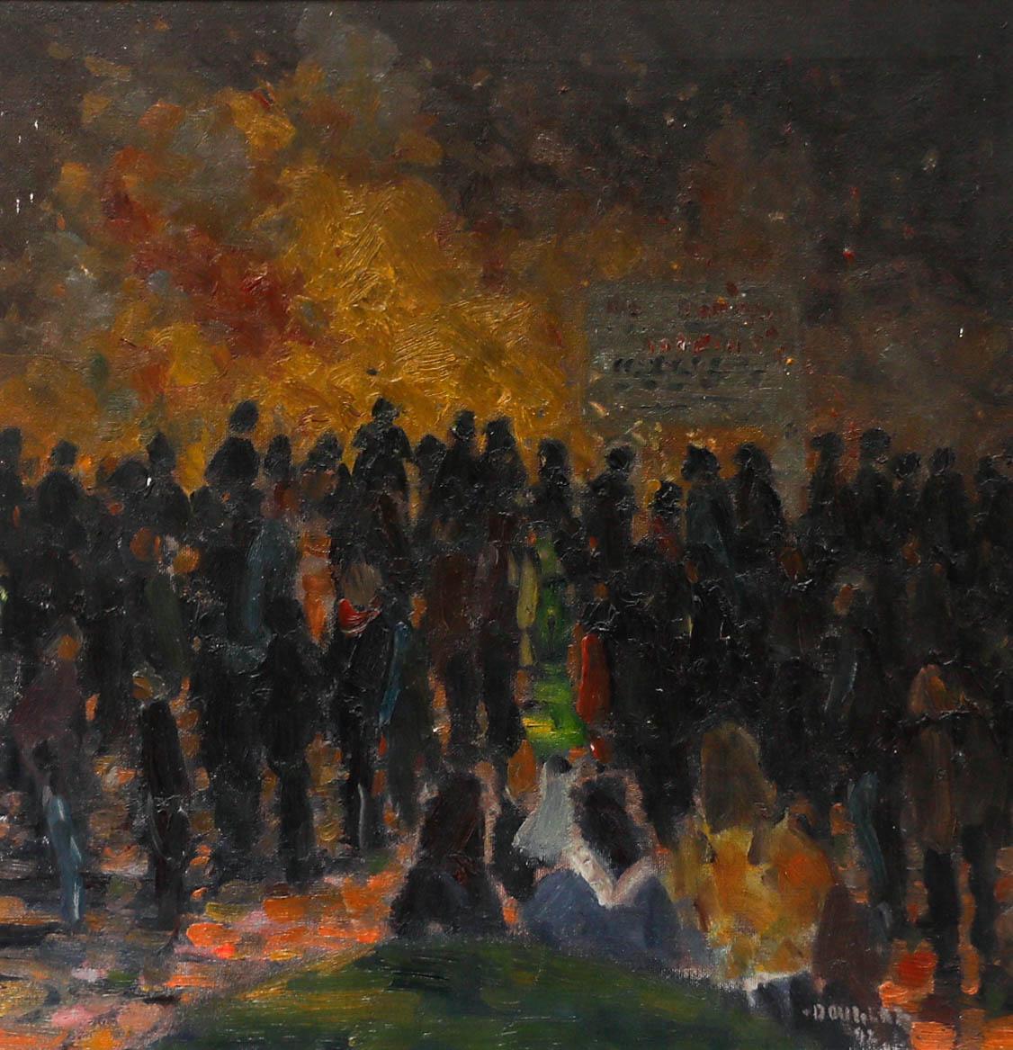 I. Douglas - 1992 Olio, Quinto Novembre - Painting di Unknown