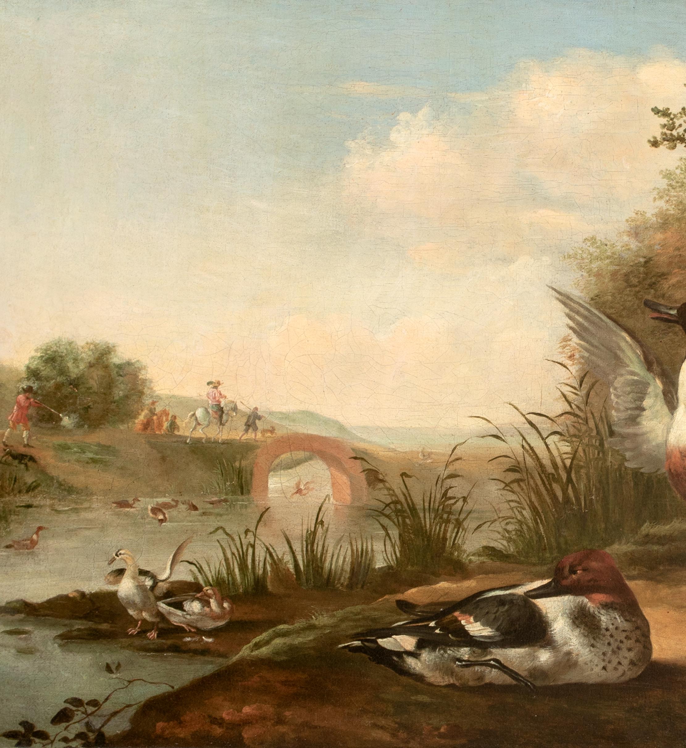 Ducks On The Riverbank, 17e siècle MARMADUKE CRADOCK (1660-1717) en vente 6
