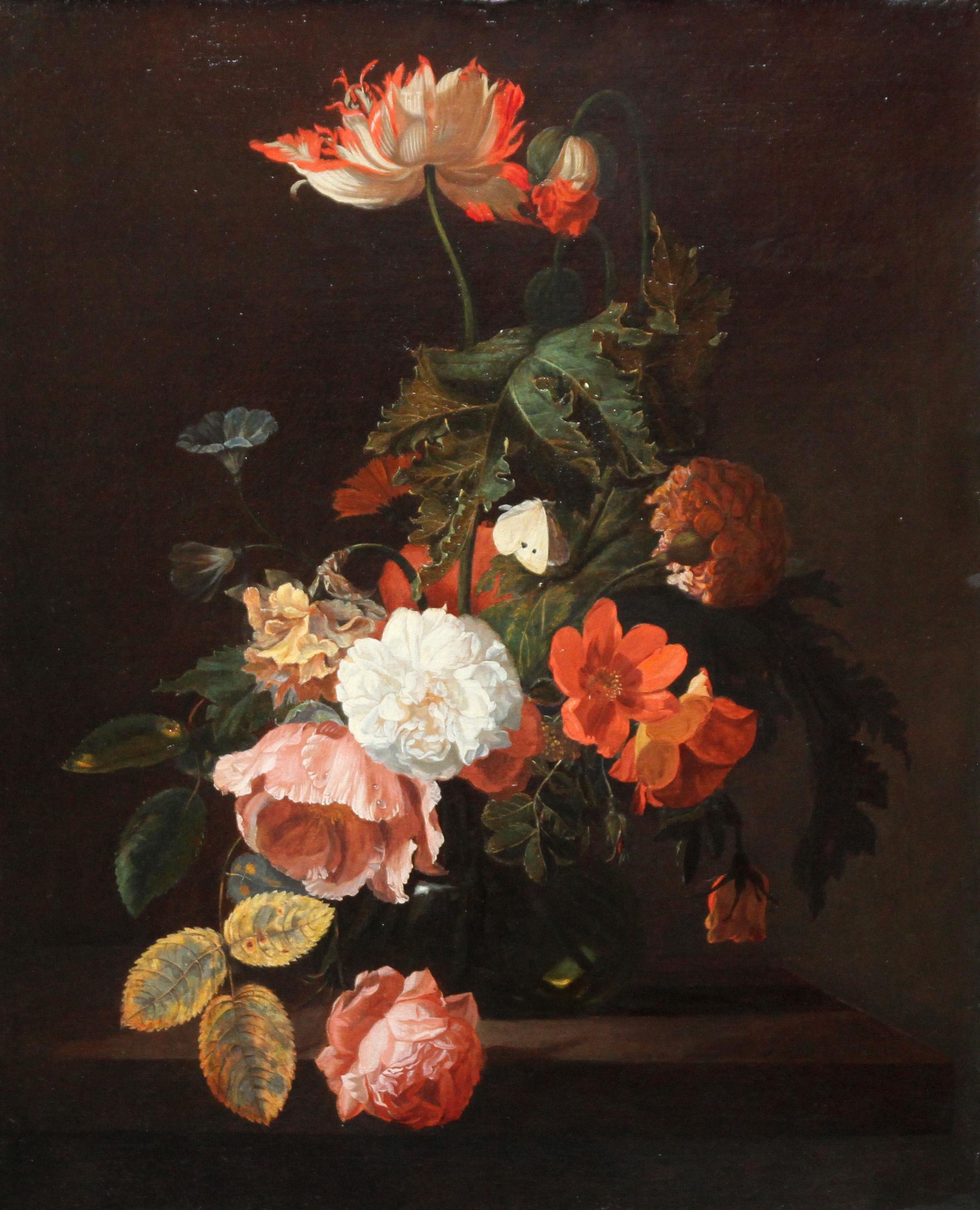 Dutch Golden Age Floral - Old Master art 17th century flower oil painting 4