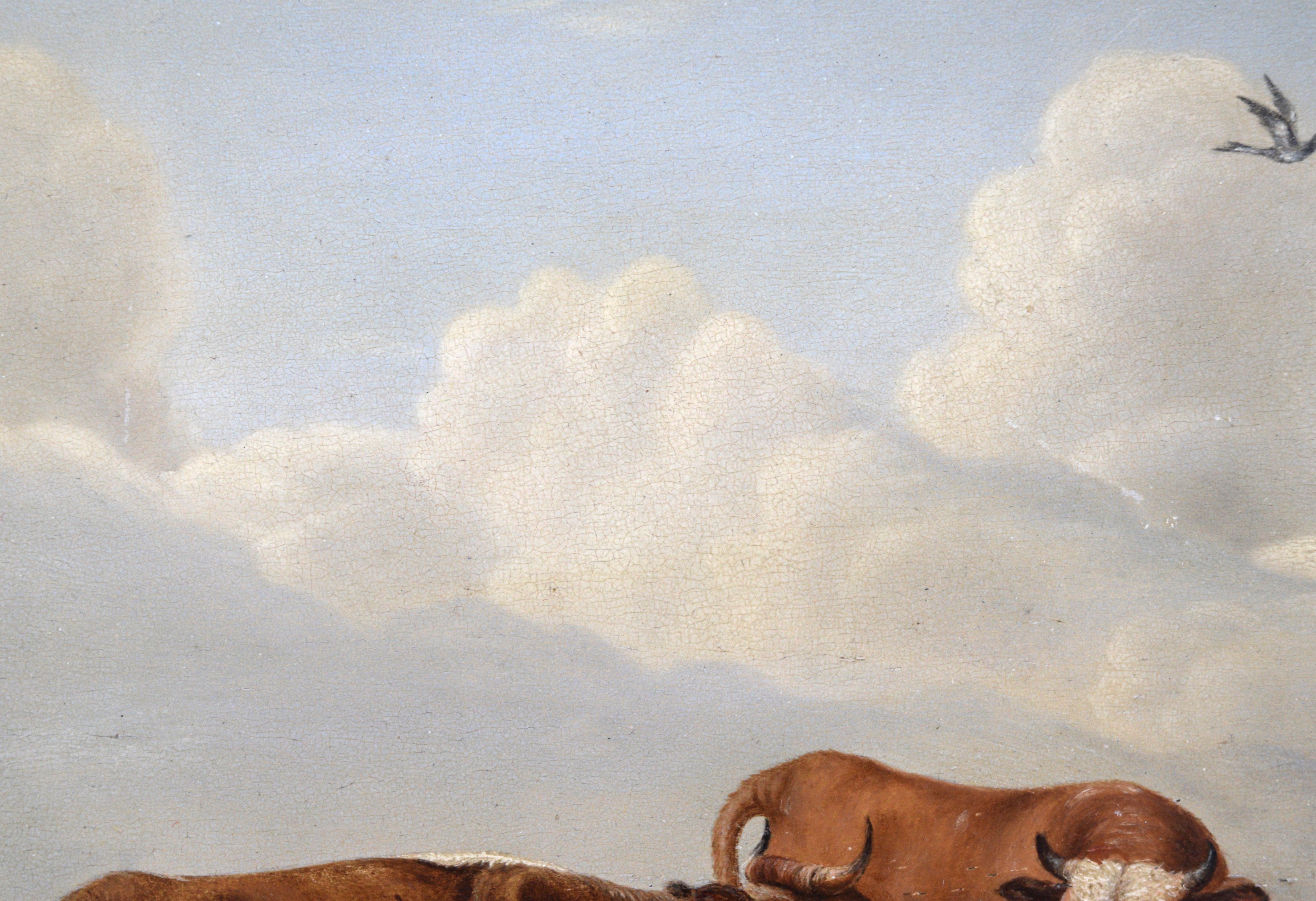 Dutch Landscape with Cows and Farm Animals 1