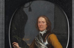 Dutch School 17th century Portrait of a gentleman in armour