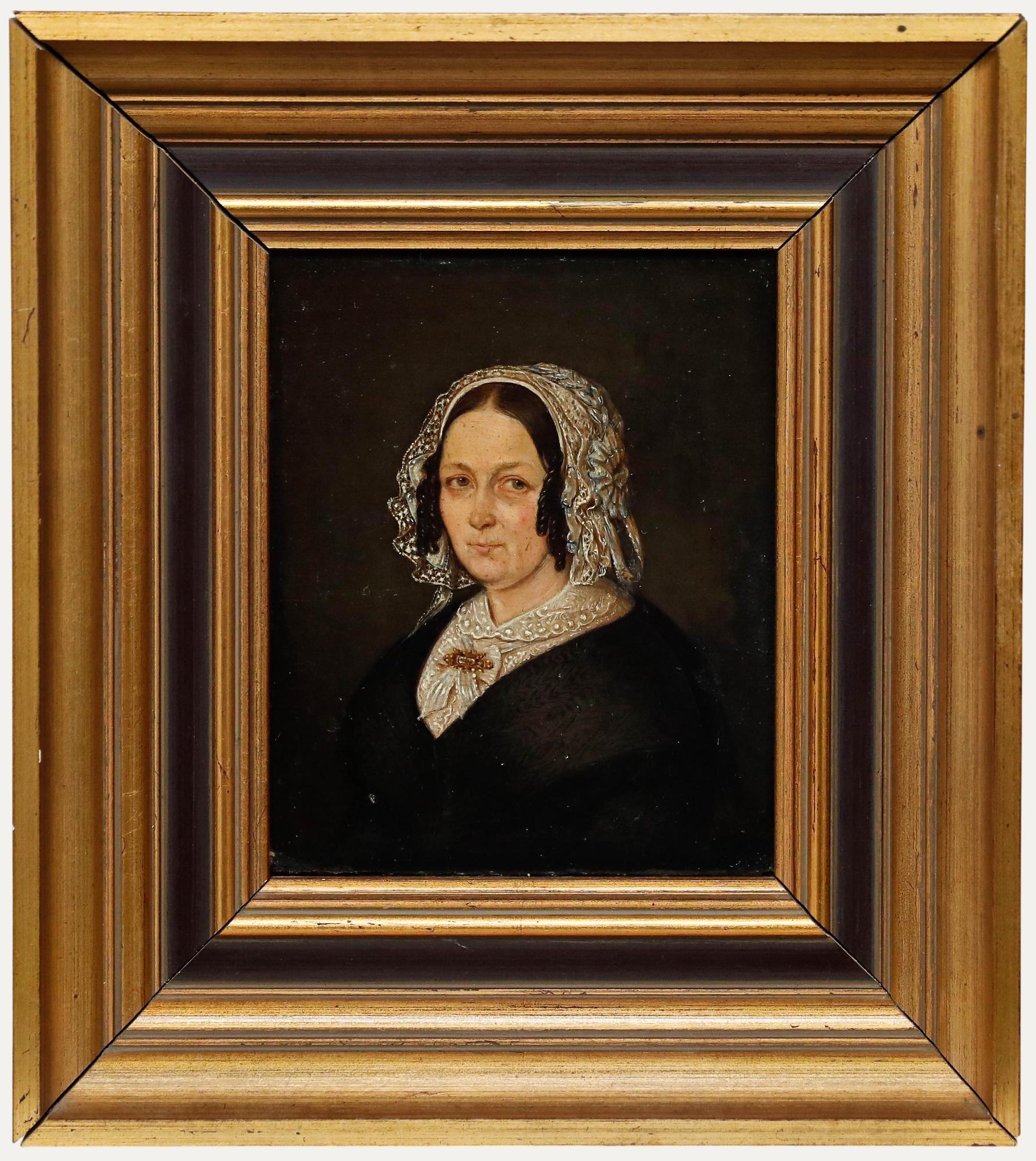 Dutch School Early 19th Century Oil - Portrait of a Lady