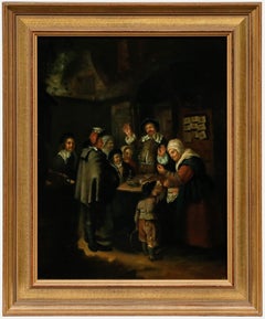 Dutch School Late 19th Century Oil - The Charlatan