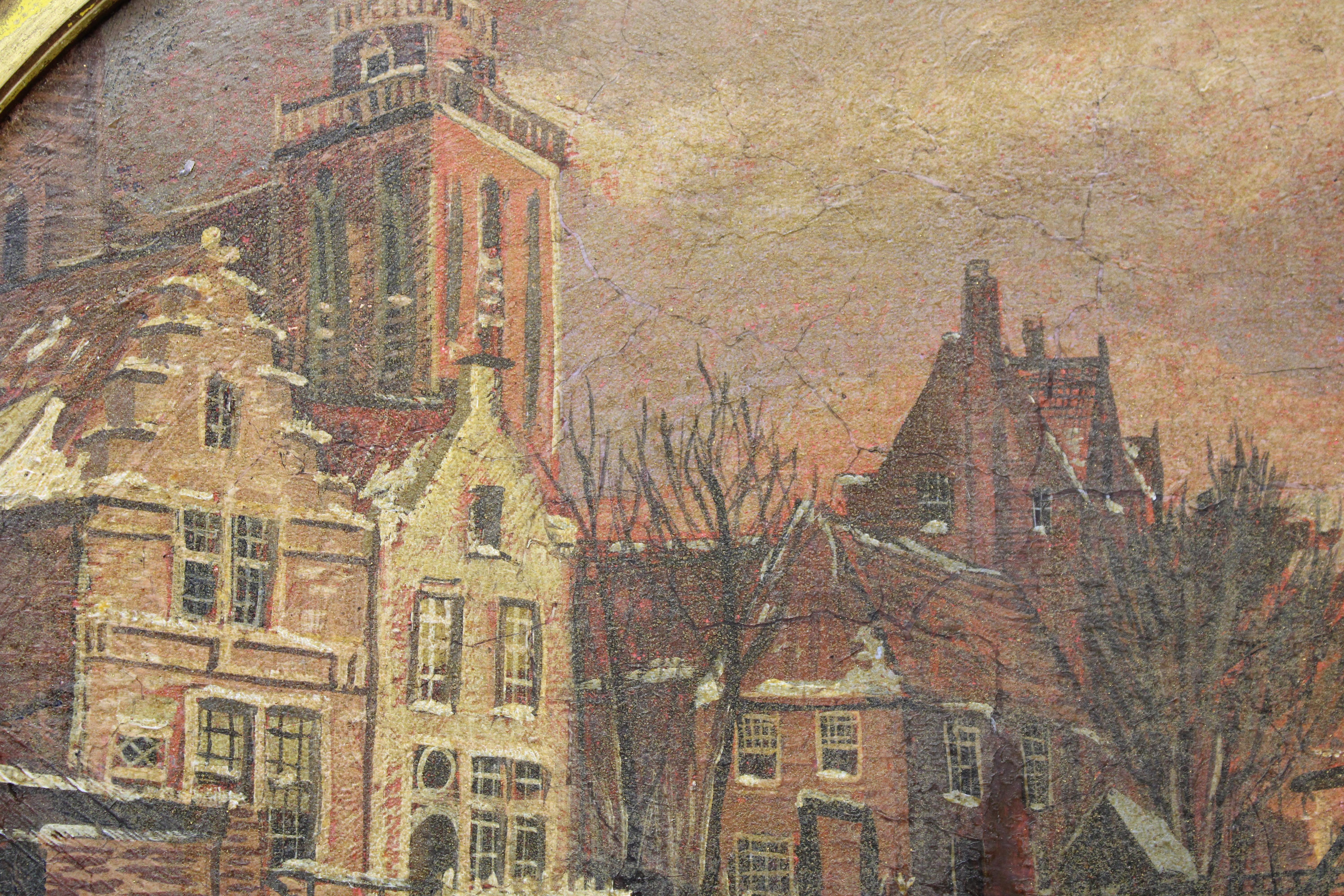 C. 19th Century

Dutch Winter Scene / Oil on Panel