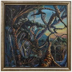 Dylan Hodd - Surrealistisches Contemporary Oil, Under Story