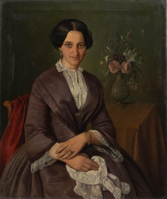 E. J. Saville Esq.  - 19th Century Oil, Lady of the House