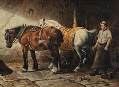 E. L. - Huile du 20e siècle, The Farrier
