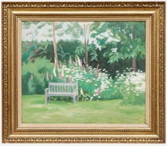 E. Peacock - Olio della metà del XX secolo, Un posto tranquillo tra i volpini