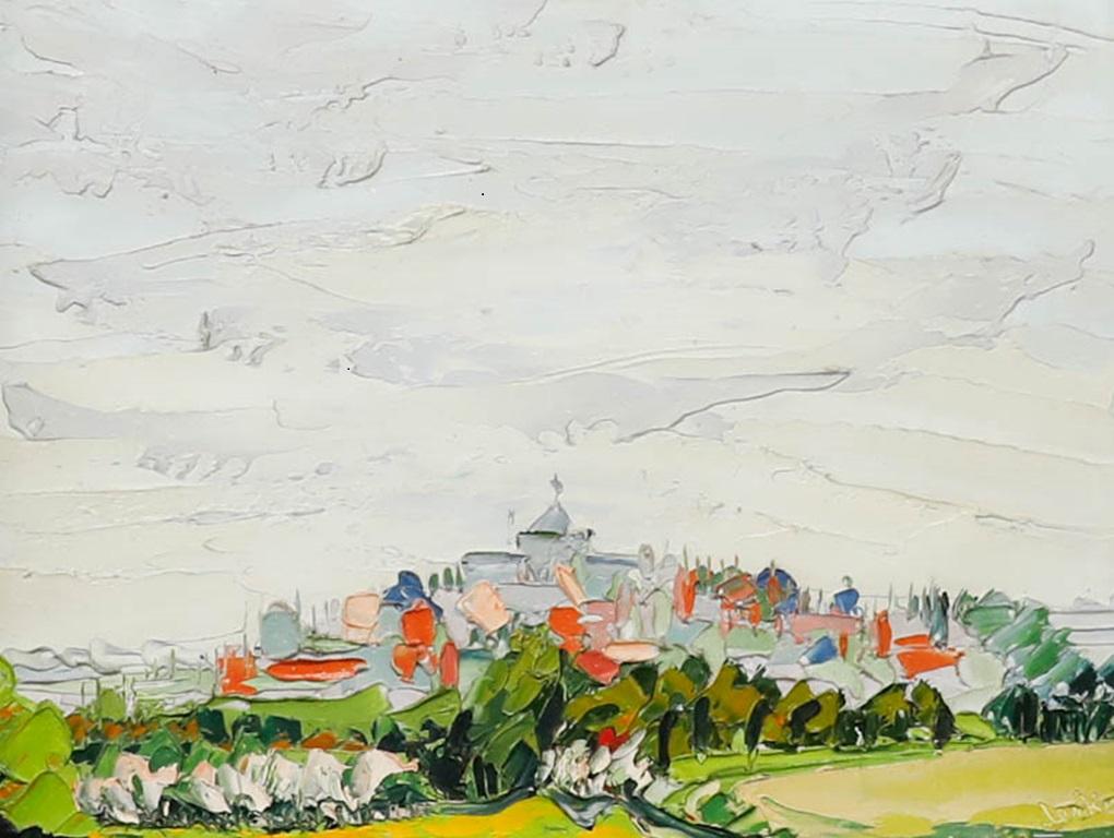 E. W. Jenkins - Impressionist 20th Century Oil, Rye from Lensam - Painting by Unknown
