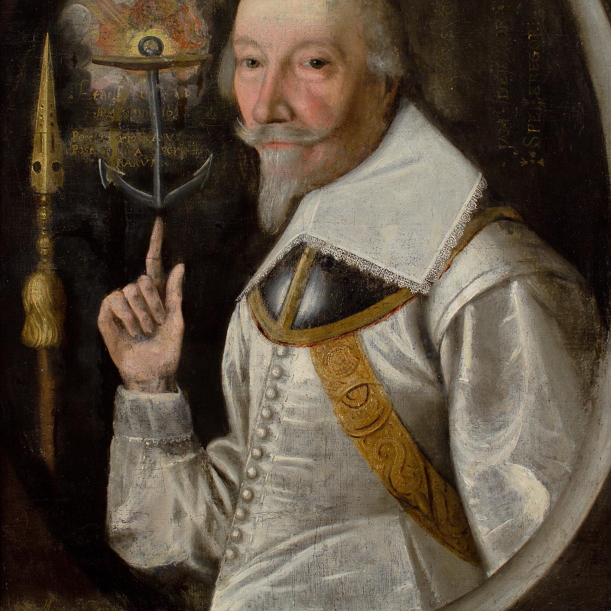 École hollandaise du début du XVIIe siècle, Portrait d'un officier suédois en vente 1