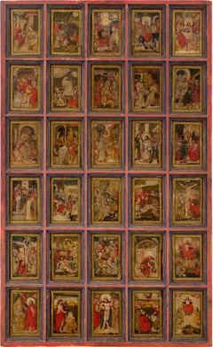 Early 17th Century German School, Vita Christi, Thirty Miniatures