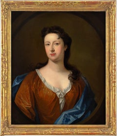 Early 18th-Century English School, Portrait Of A Lady In A Russet Dress