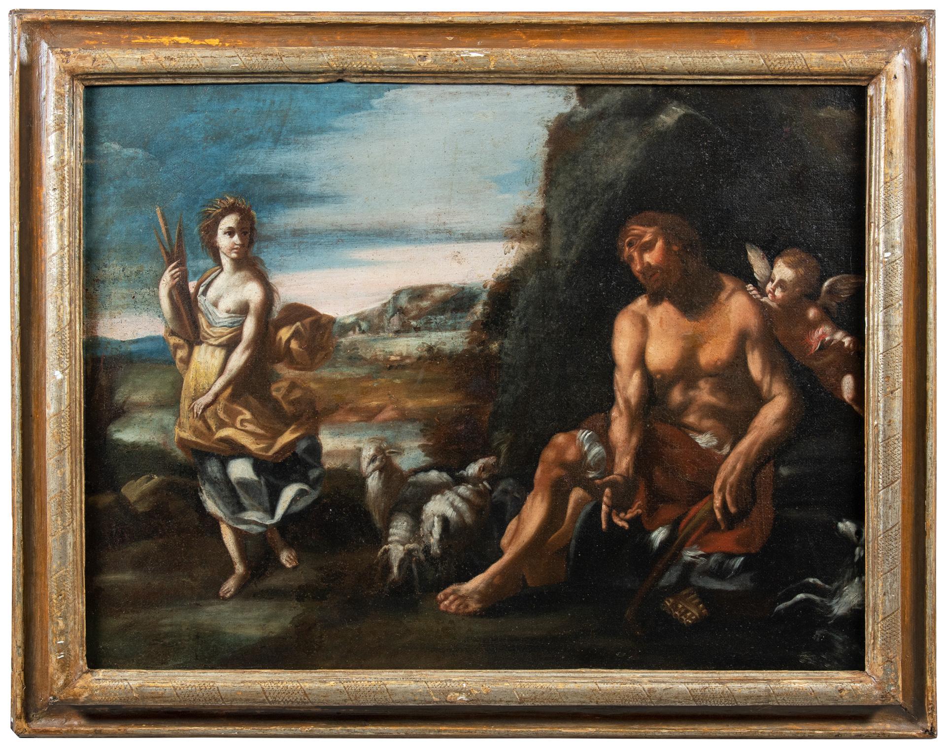 Early 18th century Italian figure painting - Polyphemus - Oil on canvas Italy