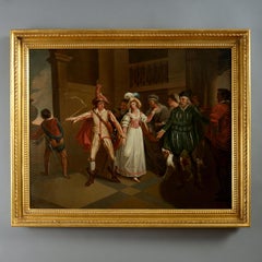 Olio dell'inizio del XVIII secolo dopo Francis Wheatley, La bisbetica domata