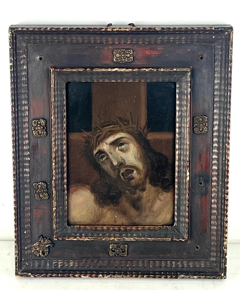 Maître ancien du début du XVIIIe siècle : « Le Christ agonisant sur la croix »
