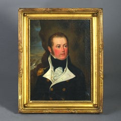 Early 18th Century Portrait of Lt. Edward Elers R.N. (1782-1815) -Oil on Canvas