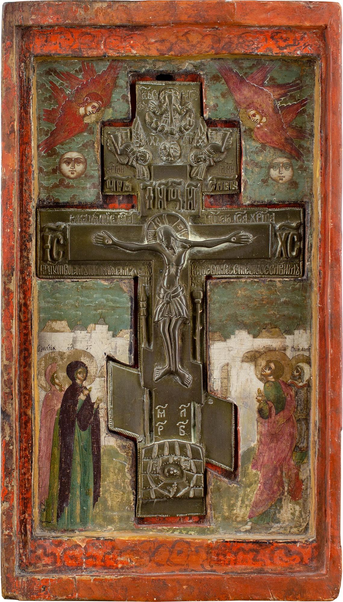 Icone russe dell'inizio del XVIII secolo, Maestri del Volga (Circolo), La crocifissione