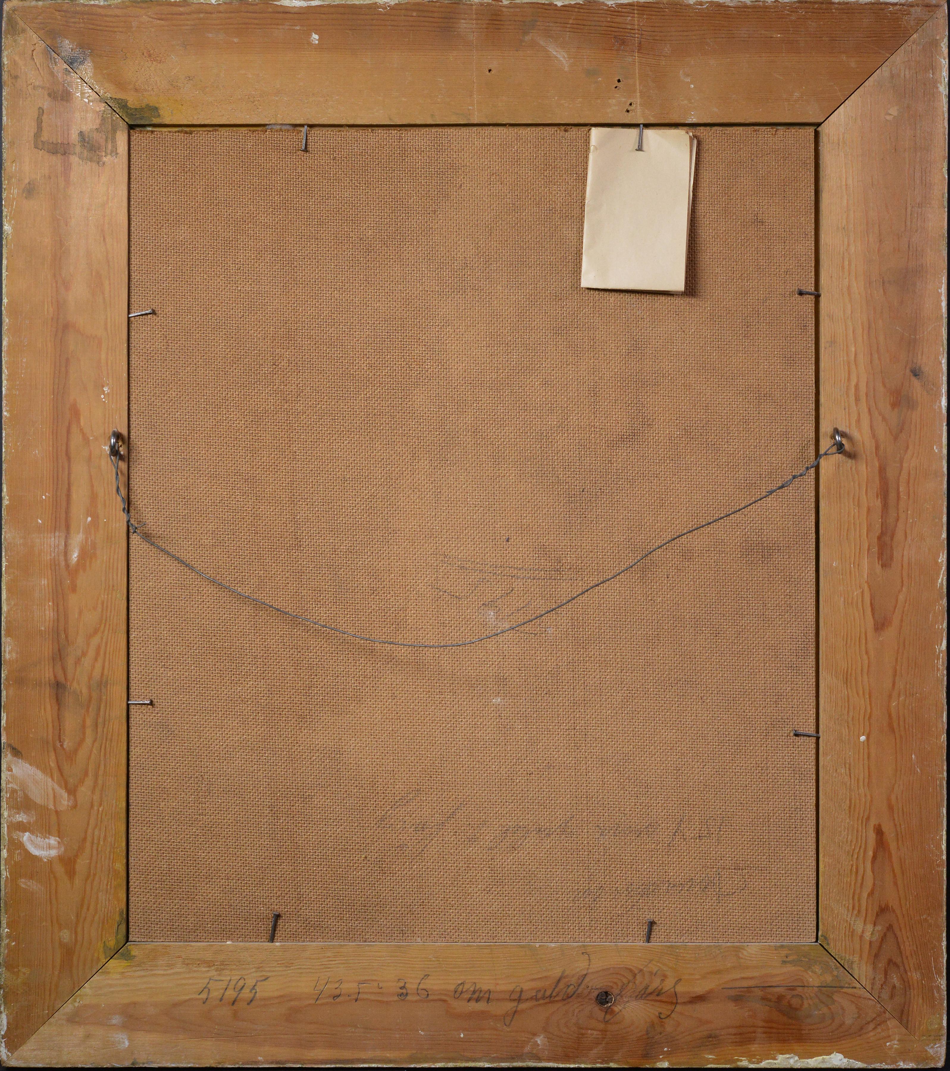 Early 1900s French Orientalist Oil Painting North African Bazaar Scene Framed For Sale 5