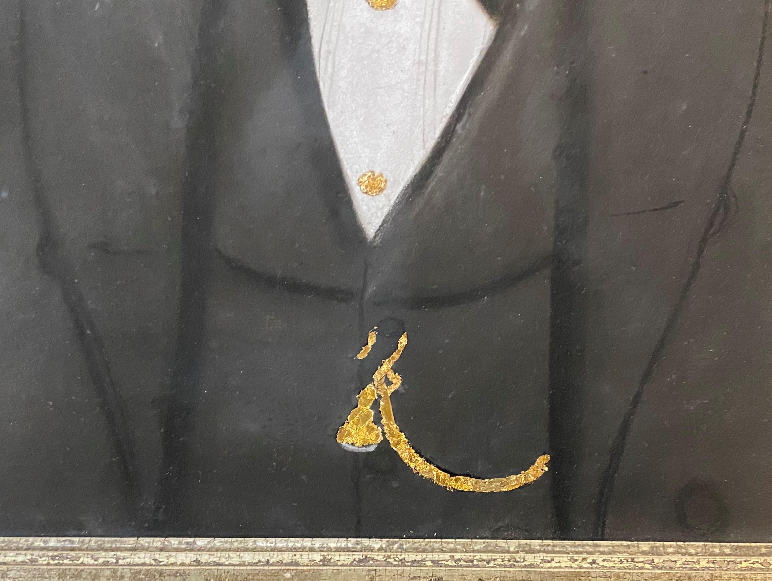 A fine early 19th century American School pastel portrait of a young boy, unsigned, with gold foil buttons and watch fob, with verso label which reads “Original Frame, pastel portrait from Middlesex Valley, Southwest of Geneva, circa 1830-1840”.