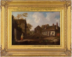 Early 19th-Century British School, Old Everton, Oil Painting