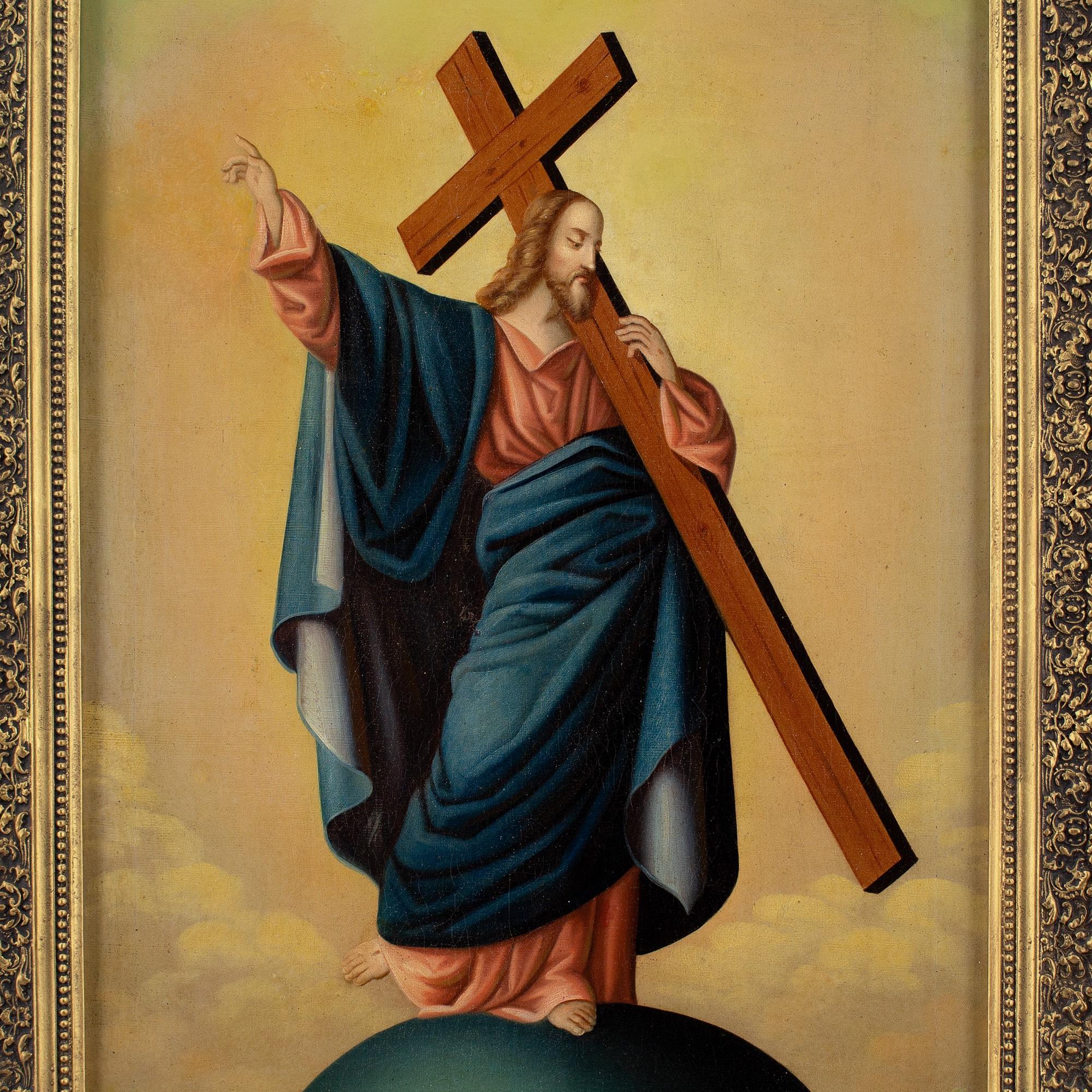 Zentraleuropäische Schule des frühen 19. Jahrhunderts, Christus der Erlöser im Angebot 3