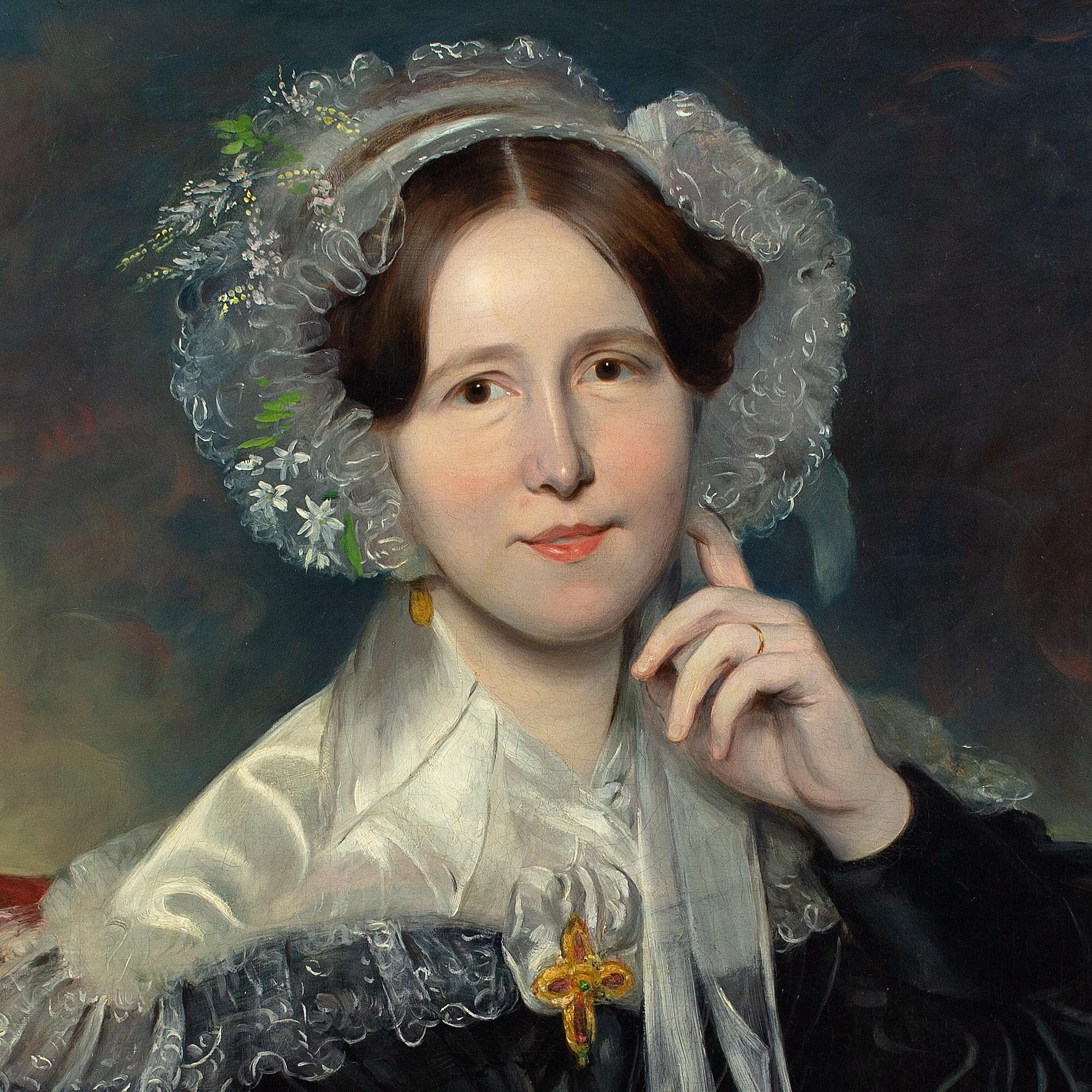 Early 19th-Century English School, Portrait Of Maria Hudson 1