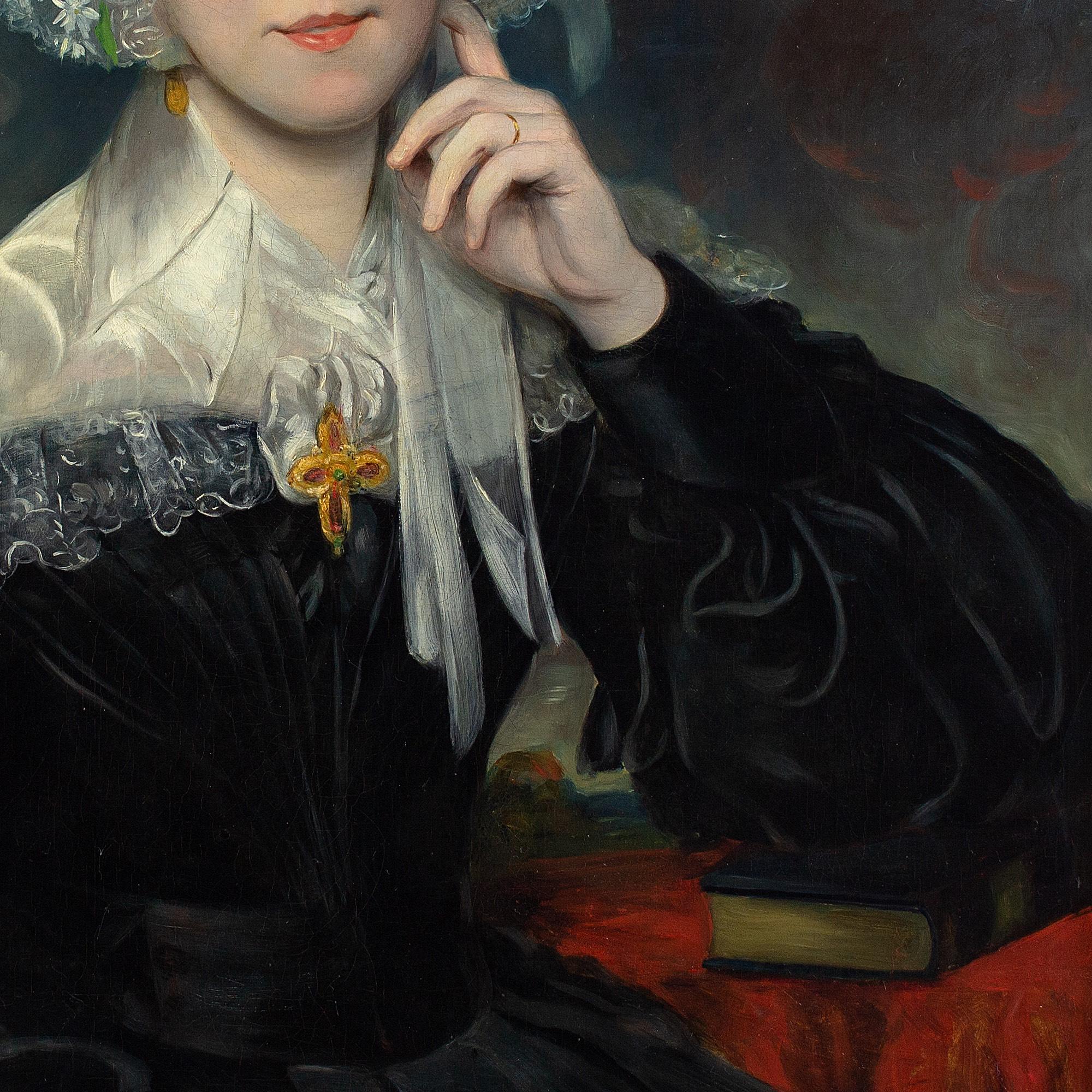 Early 19th-Century English School, Portrait Of Maria Hudson 2
