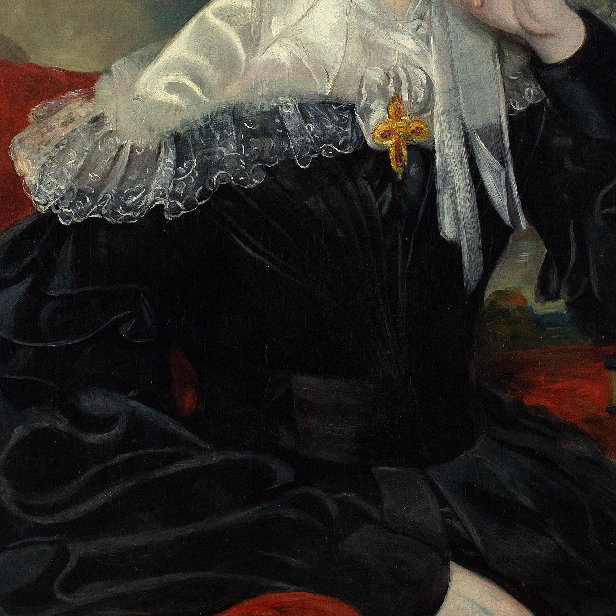 Early 19th-Century English School, Portrait Of Maria Hudson 3