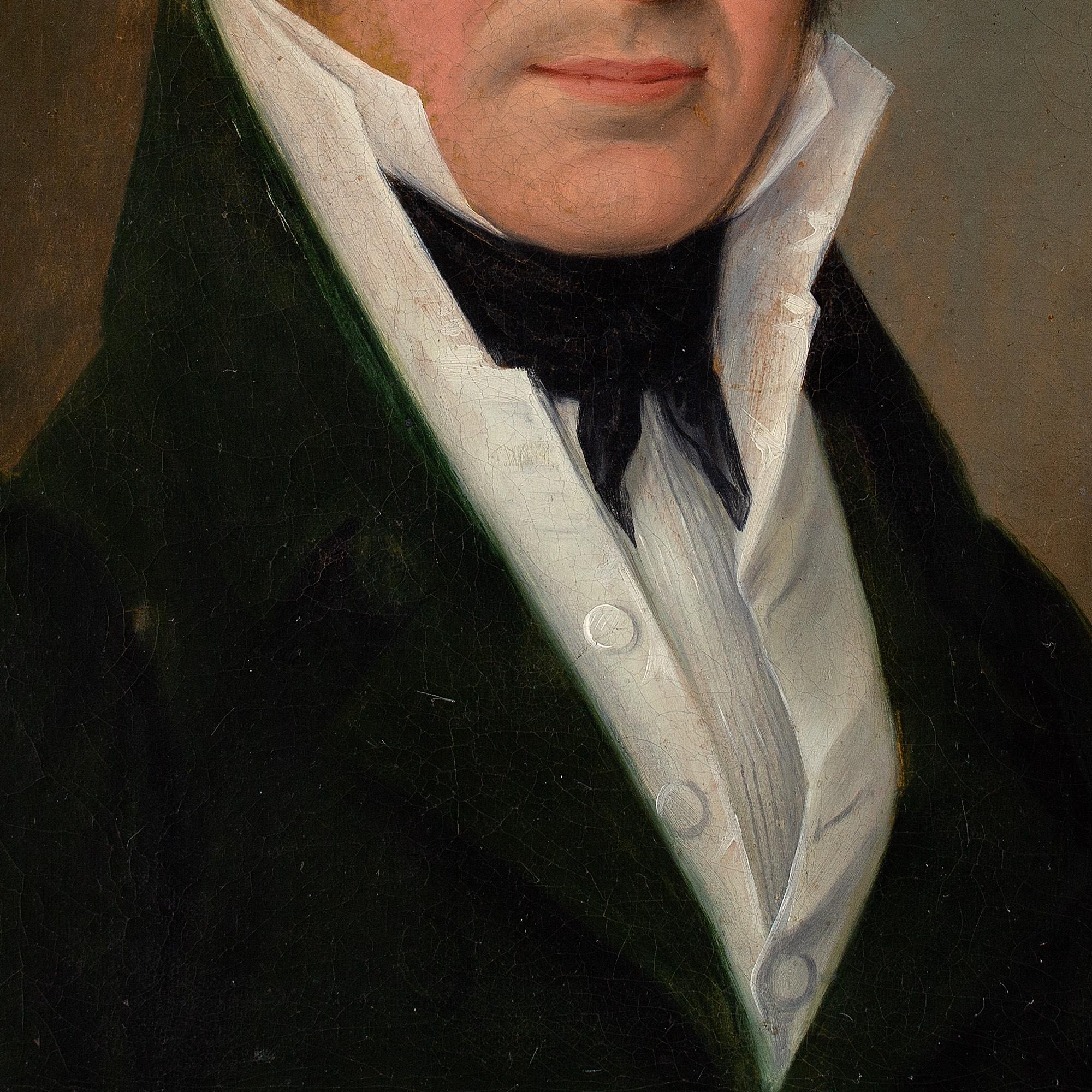 Early 19th-Century German School, Portrait Of A Gentleman 2