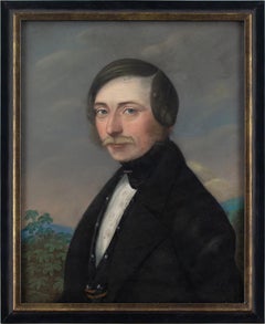 Early 19th-Century German School, Portrait Of A Gentleman, Pastel