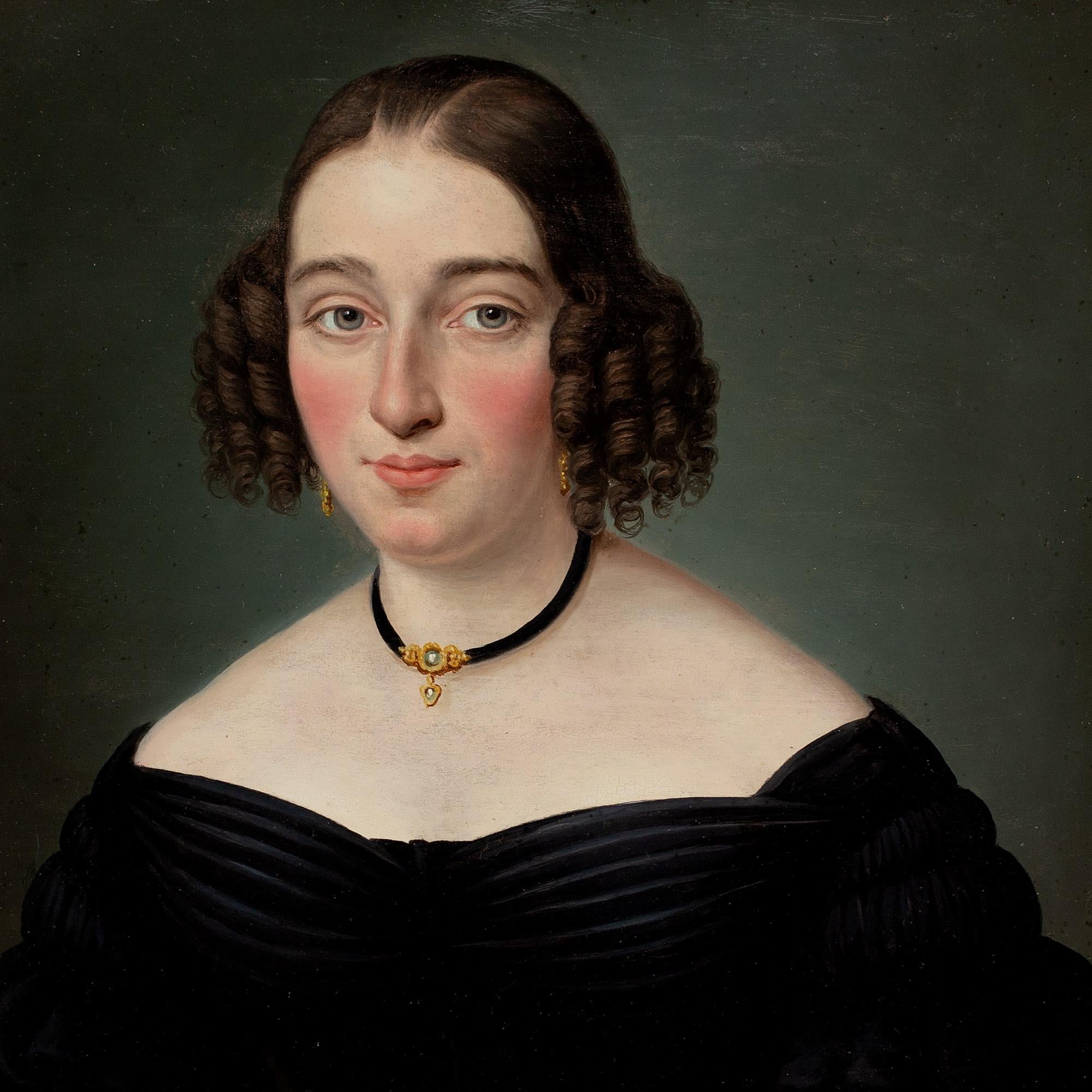 Questo affascinante dipinto a olio tedesco dell'inizio del XIX secolo raffigura una giovane donna che tiene in mano una lettera sigillata con la cera.

Completato intorno al 1835, l'approccio dettagliato adottato è sinonimo dello stile Biedermeier,
