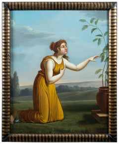 Early 19th century Italian figure painting - Allegory - Oil on canvas Rome