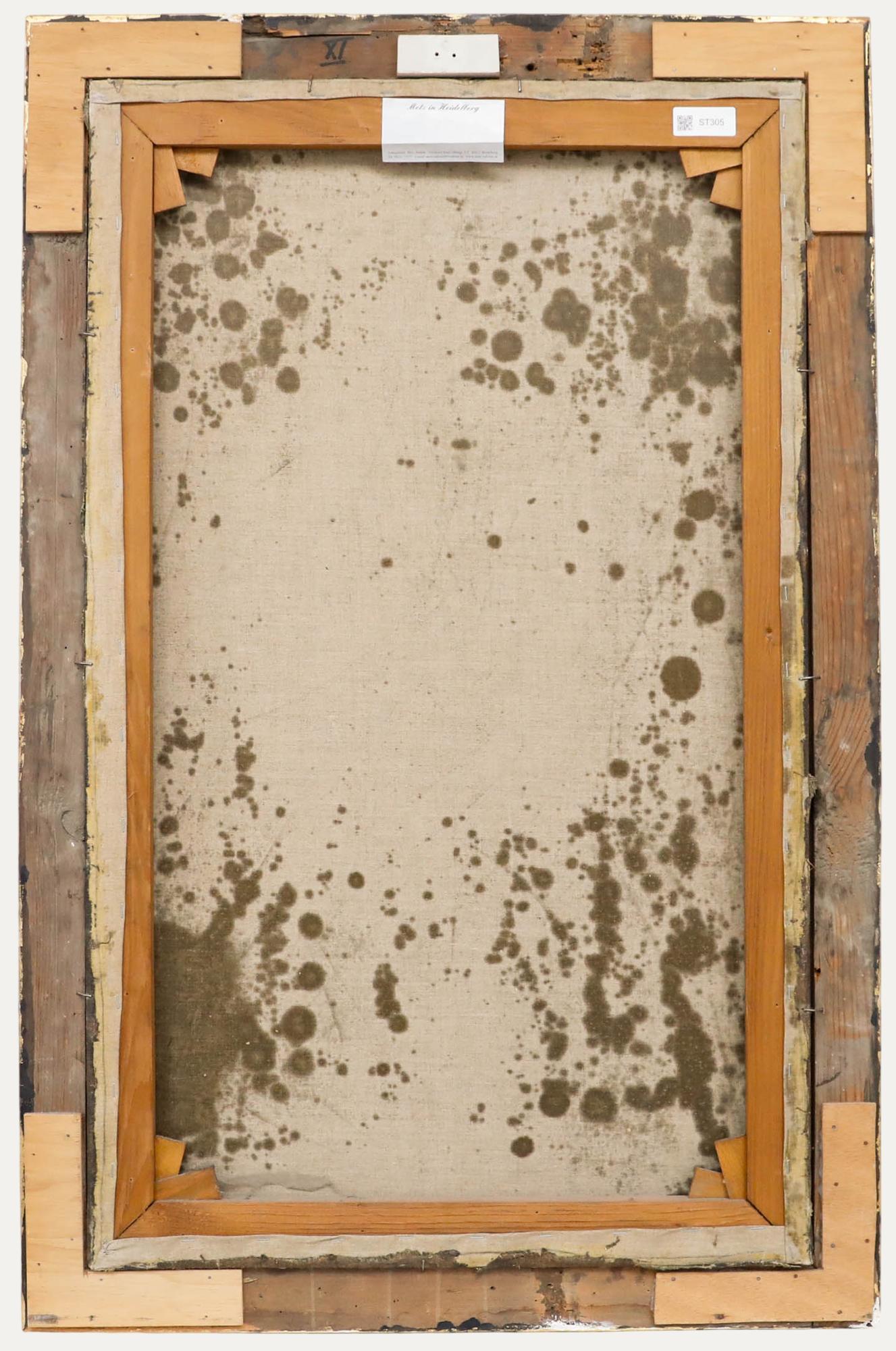 Öl aus dem frühen 19. Jahrhundert - Christus am Kreuz (Schwarz), Figurative Painting, von Unknown