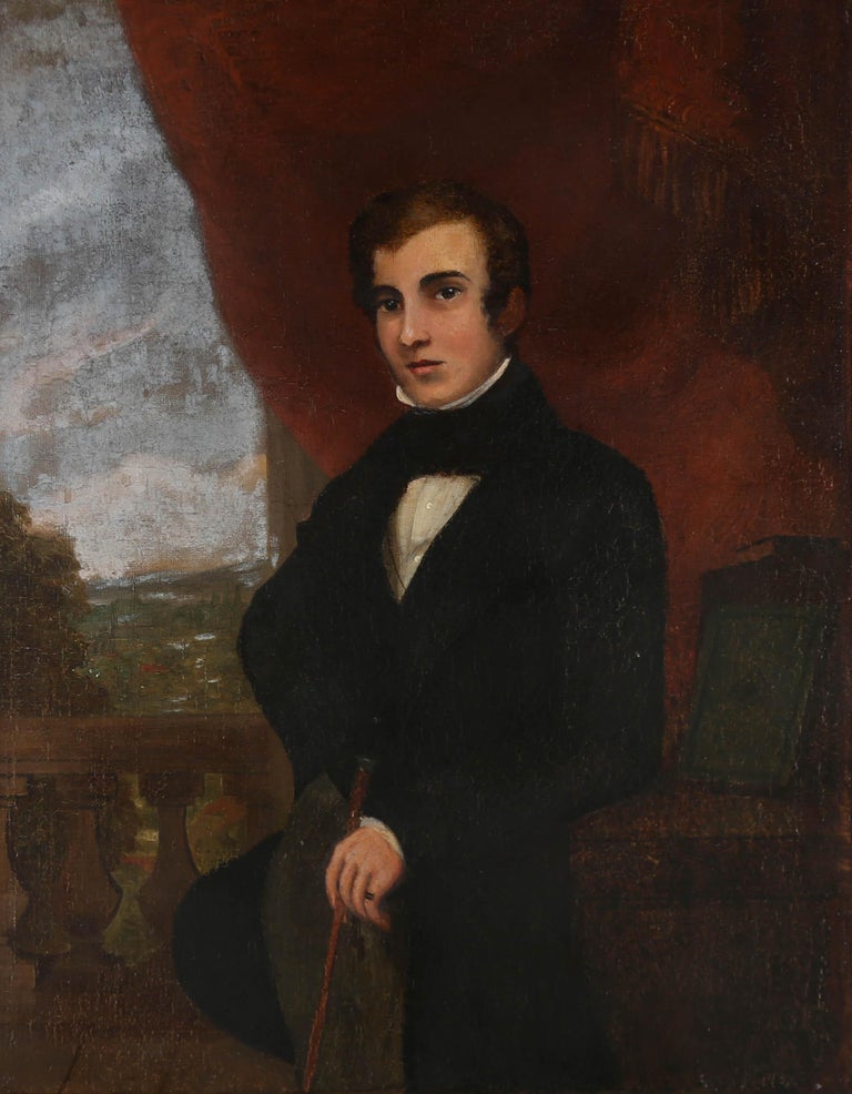Unknown - Early 19th Century Oil - Portrait of a Young Gentelman For ...