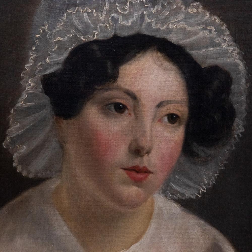 Early 19th Century Oil - Portrait of an English Beauty 1