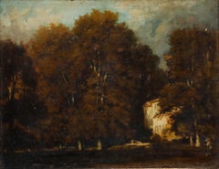 Olio dell'inizio del XIX secolo - Parco della scuola