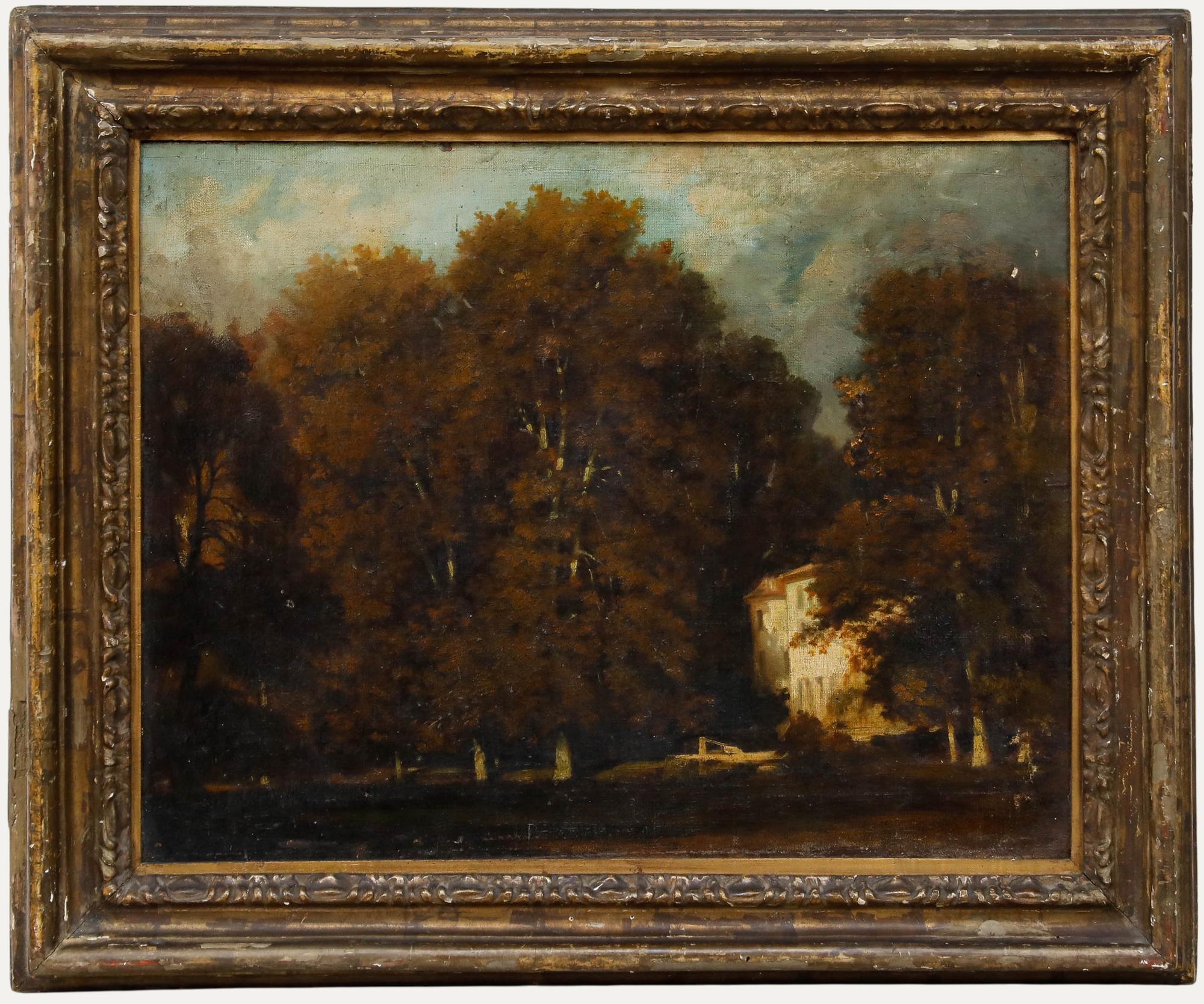 Early 19th Century Oil - School Park
