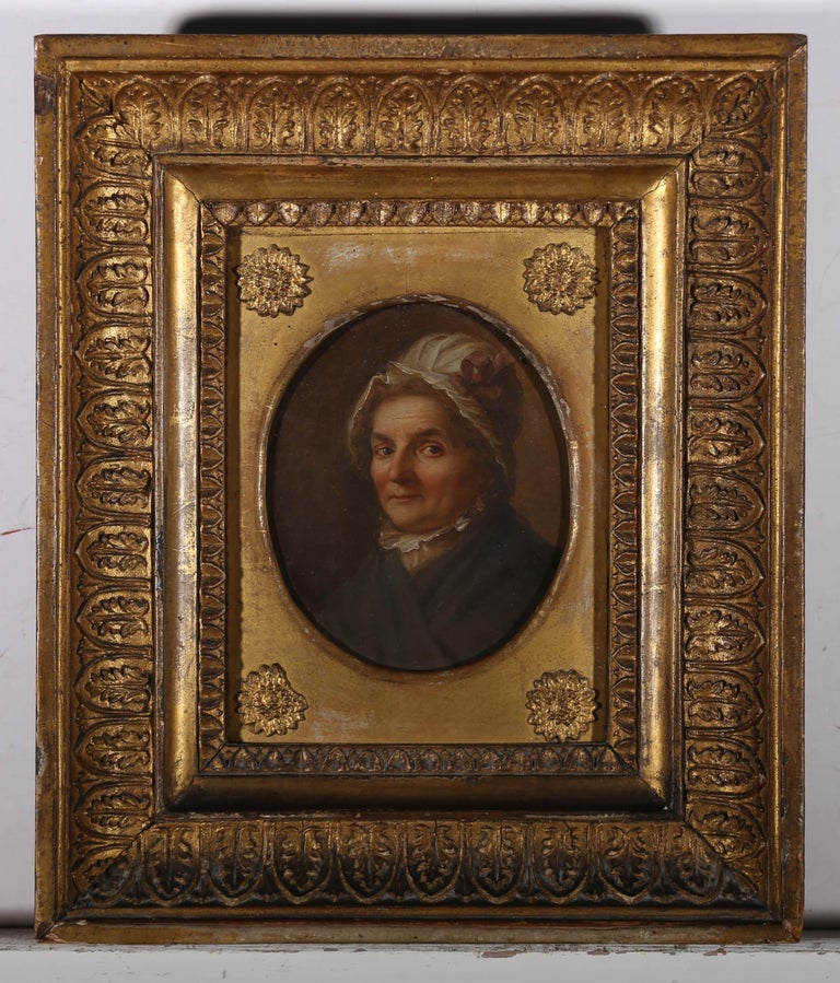 Unknown - Early 19th Century Oil - The Worldly Woman For Sale at 1stDibs