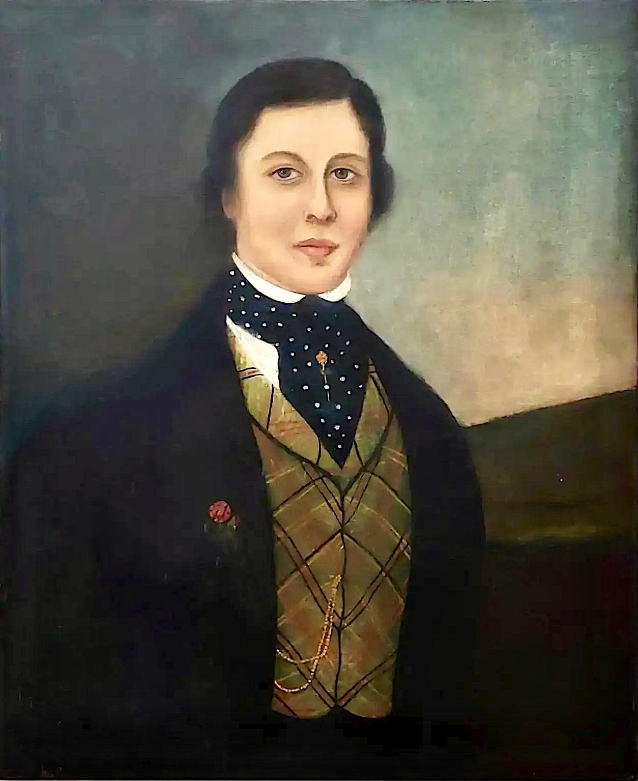 Early 19th-Century Portrait of a Handsome Young American