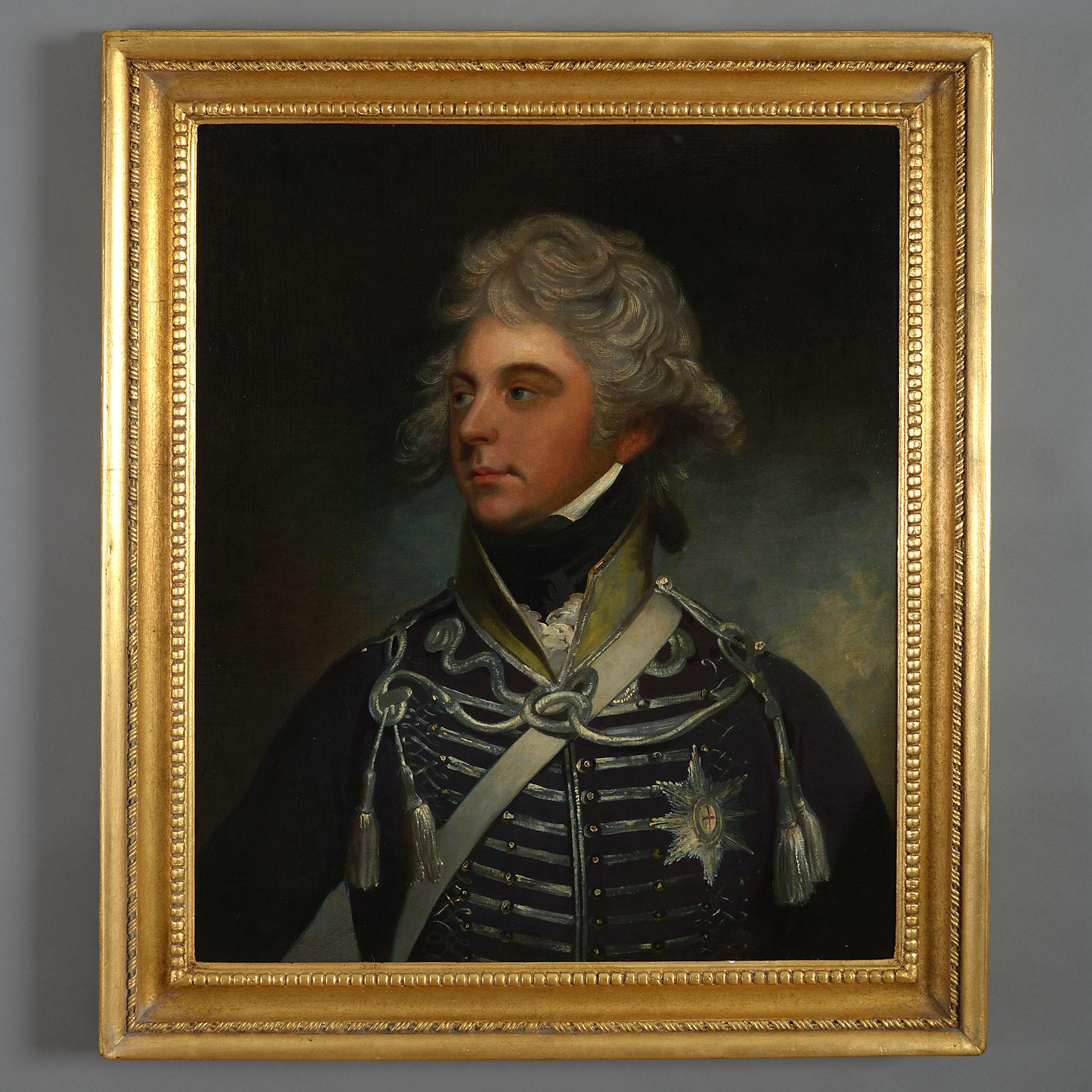 Unknown Portrait Painting – Porträt von König Georg IV. als Prinz von Wales aus dem frühen 19. Jahrhundert